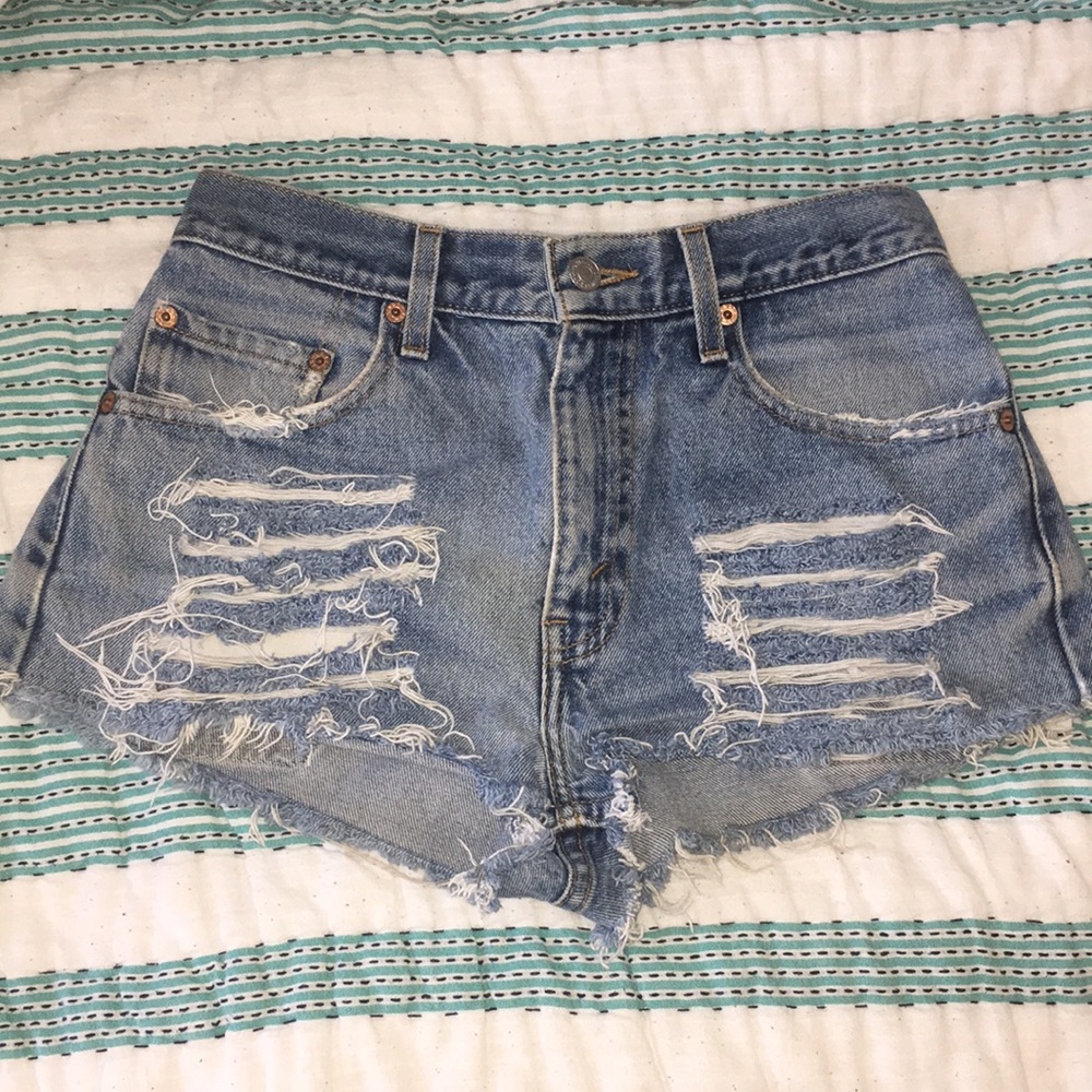 Distressed Vintage 505 Levi Cutoffs (REPOSH)